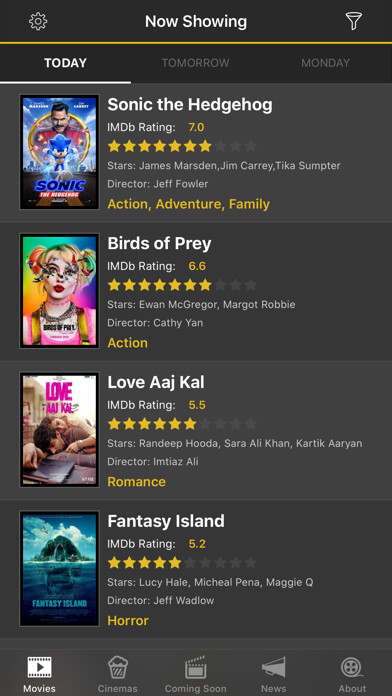 Emulate iPhone app UAE Cinema Showtimes - Lite using MyAndroid Emulate iPhone app UAE Cinema Showtimes - Lite using MyAndroid