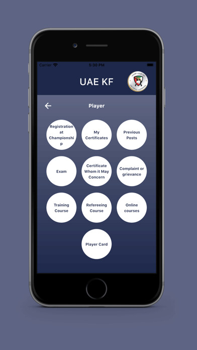 Emulate iPhone app UAE Karate Federation using MyAndroid Emulate iPhone app UAE Karate Federation using MyAndroid
