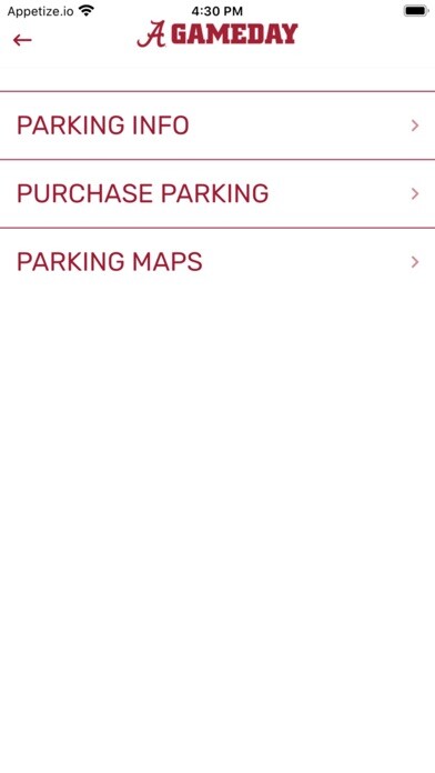 Emulate iPhone app UA - Gameday using MyAndroid
