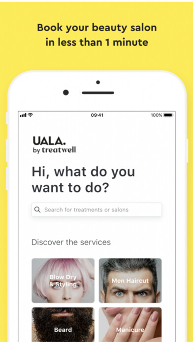 Emulate iPhone app Uala - Hair and beauty salons using MyAndroid Emulate iPhone app Uala - Hair and beauty salons using MyAndroid