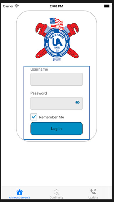 Emulate iPhone app UA Local 123 using MyAndroid Emulate iPhone app UA Local 123 using MyAndroid
