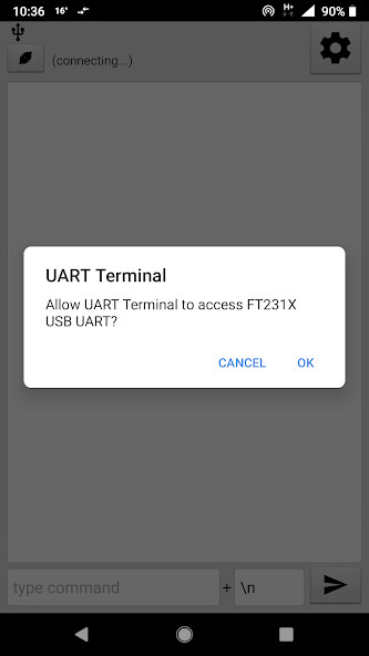 Run android online APK UART Terminal - connect to Arduino via OTG from MyAndroid or emulate UART Terminal - connect to Arduino via OTG using MyAndroid