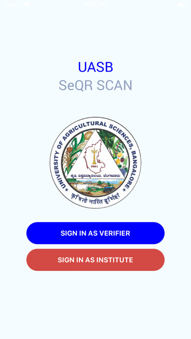 Emulate iPhone app UASB SeQR Scan using MyAndroid
