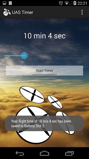 Run android online APK UAV (UAS) Flight Timer from MyAndroid or emulate UAV (UAS) Flight Timer using MyAndroid