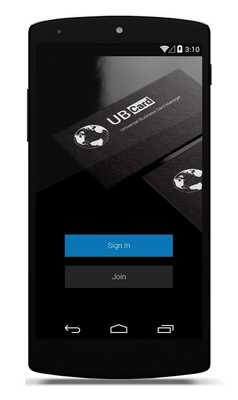 Emulate Android APK UBCard-Universal Business Card