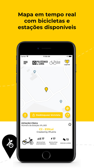 Emulate iPhone app U-Bike - IPLeiria Oficial using MyAndroid