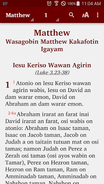 Emulate Android APK Ubir - Bible