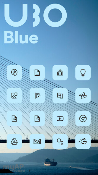 Run android online APK UBO Blue - Material You Pack from MyAndroid or emulate UBO Blue - Material You Pack using MyAndroid