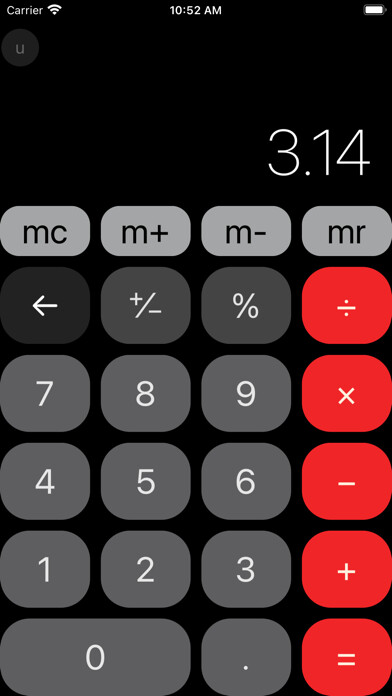 Emulate iPhone app uCalculator using MyAndroid