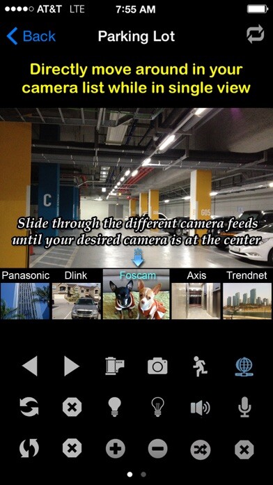Emulate iPhone app uCamPro: IP Camera & Webcam Viewer using MyAndroid