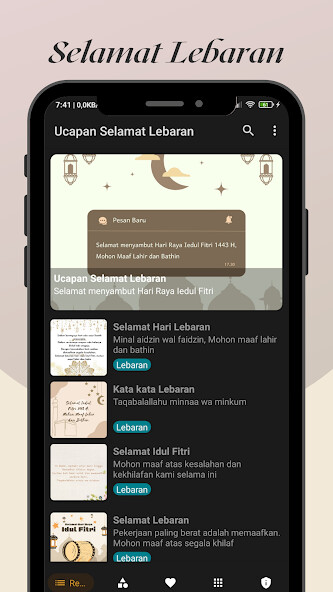 Run android online APK Ucapan Selamat Lebaran from MyAndroid or emulate Ucapan Selamat Lebaran using MyAndroid