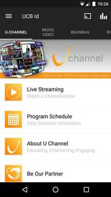 Emulate Android APK UCB Indonesia - U Channel Tv Emulate Android APK UCB Indonesia - U Channel Tv