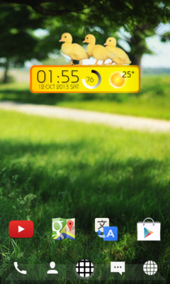 Emulate Android APK uccw skin LOVELY DUCK Emulate Android APK uccw skin LOVELY DUCK
