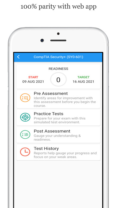 Emulate iPhone app uCertifyPrep CompTIA Network+ using MyAndroid Emulate iPhone app uCertifyPrep CompTIA Network+ using MyAndroid