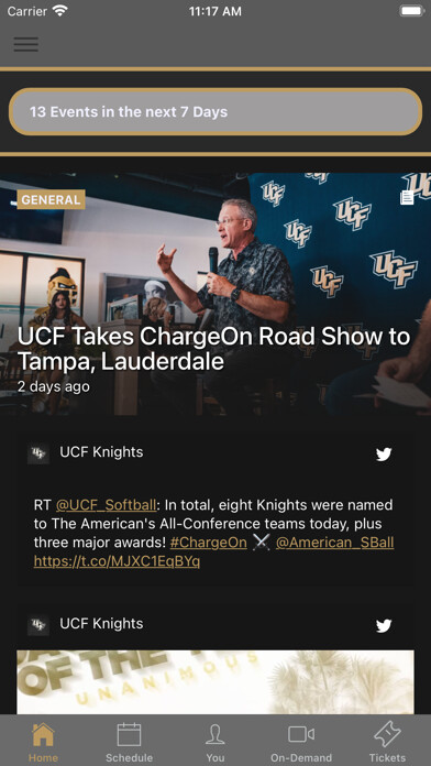 Emulate iPhone app UCF Gameday using MyAndroid