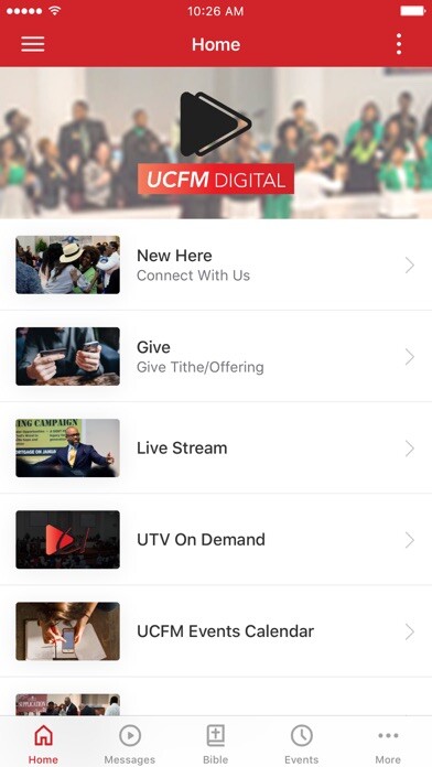 Emulate iPhone app UCFM APP using MyAndroid