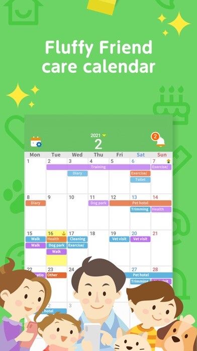 Emulate iPhone app uchiccolog : Pets Scheduler using MyAndroid Emulate iPhone app uchiccolog : Pets Scheduler using MyAndroid