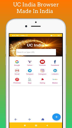 Run android online APK UC Indian Browser 2022 from MyAndroid or emulate UC Indian Browser 2022 using MyAndroid