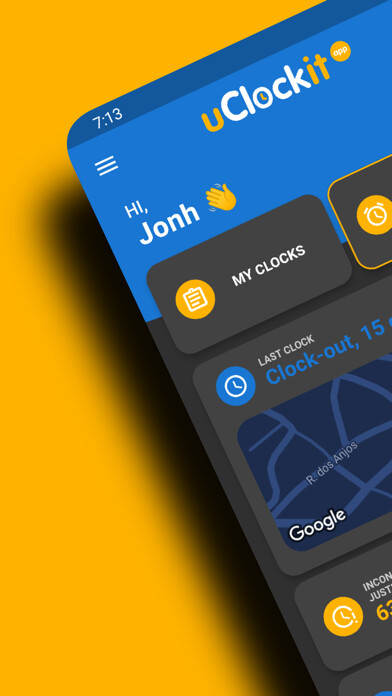 Emulate iPhone app uClockit HR using MyAndroid