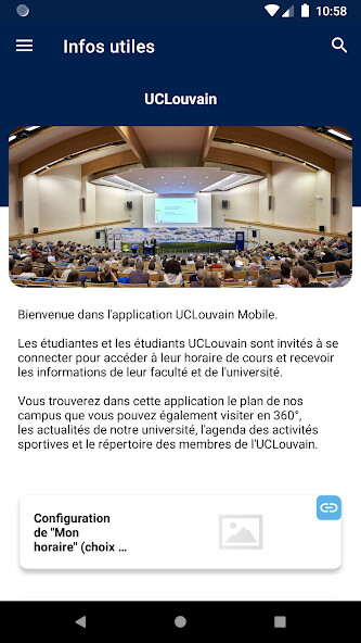 Run android online APK UCLouvain Mobile from MyAndroid or emulate UCLouvain Mobile using MyAndroid