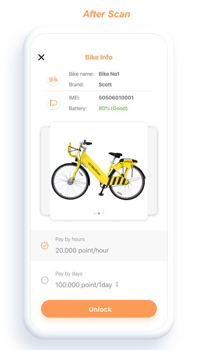 Emulate iPhone app udBike Share using MyAndroid