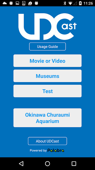 Emulate iPhone app UDCast using MyAndroid