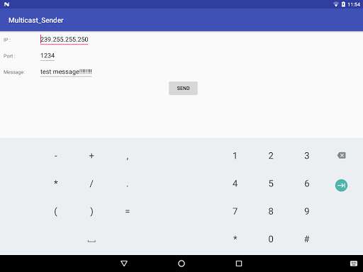 Run android online APK UDP&Multicast Test Tool from MyAndroid or emulate UDP&Multicast Test Tool using MyAndroid