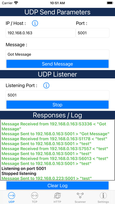 Emulate iPhone app UDP/TCP/REST Network Utility using MyAndroid Emulate iPhone app UDP/TCP/REST Network Utility using MyAndroid