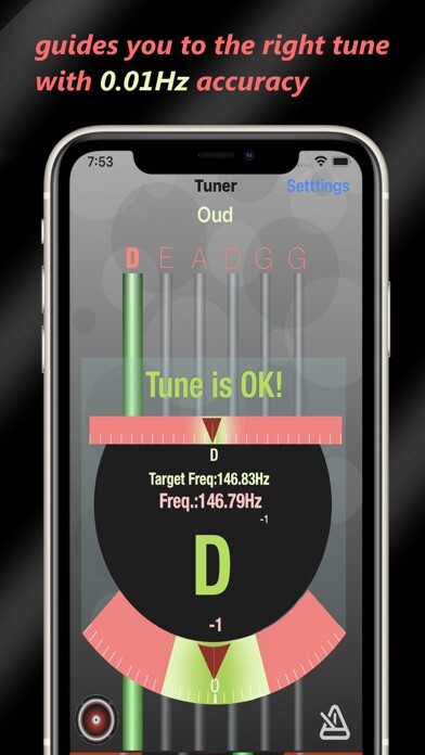 Emulate iPhone app UD Tuner using MyAndroid