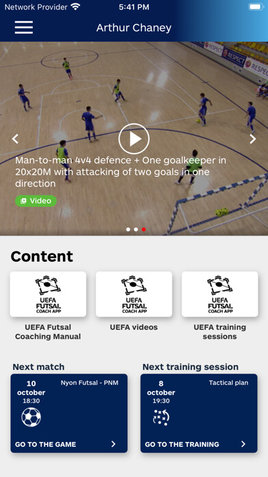 Emulate iPhone app UEFA Futsal Coach App using MyAndroid Emulate iPhone app UEFA Futsal Coach App using MyAndroid