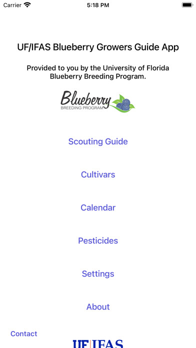 Emulate iPhone app UF Blueberry Growers Guide using MyAndroid Emulate iPhone app UF Blueberry Growers Guide using MyAndroid