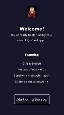 Emulate Android APK UFC Emoji GIF Keyboard Emulate Android APK UFC Emoji GIF Keyboard