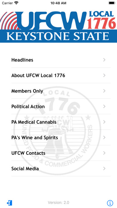 Emulate iPhone app UFCW 1776 using MyAndroid Emulate iPhone app UFCW 1776 using MyAndroid