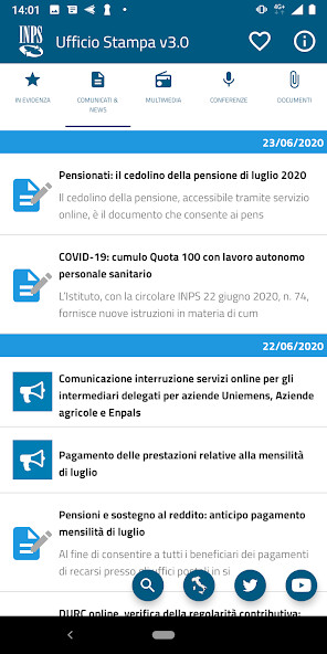 Run android online APK Ufficio Stampa INPS from MyAndroid or emulate Ufficio Stampa INPS using MyAndroid Run android online APK Ufficio Stampa INPS from MyAndroid or emulate Ufficio Stampa INPS using MyAndroid