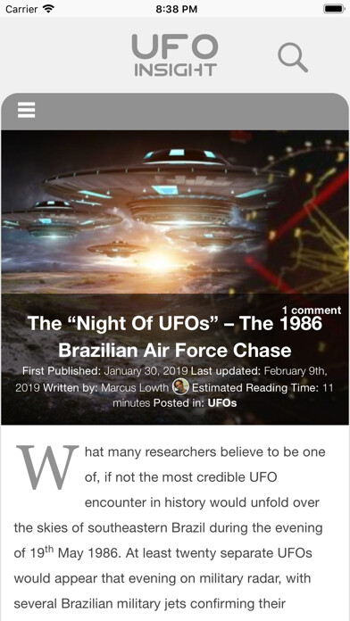 Emulate iPhone app UFO Insight using MyAndroid Emulate iPhone app UFO Insight using MyAndroid