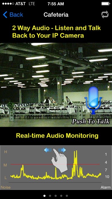 Emulate iPhone app uFoscam: 2way Audio & AV Record using MyAndroid