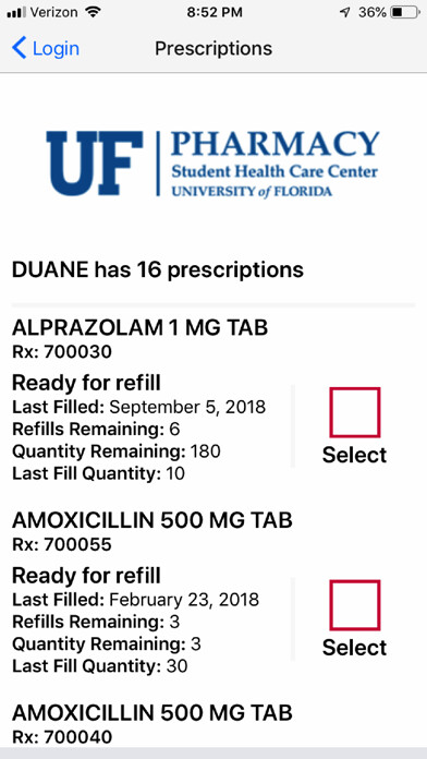 Run android online APK UF Student Health Pharmacy from MyAndroid or emulate UF Student Health Pharmacy using MyAndroid