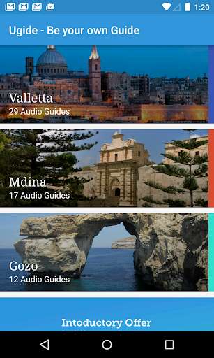Run android online APK Ugide Malta - Audio Tours from MyAndroid or emulate Ugide Malta - Audio Tours using MyAndroid