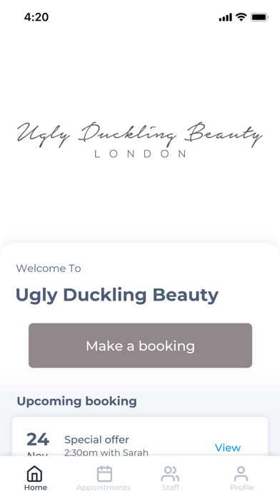 Emulate iPhone app Ugly Duckling Beauty using MyAndroid