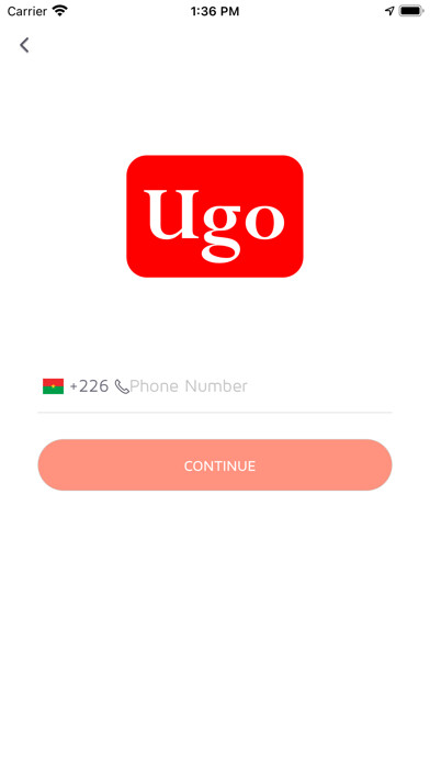 Emulate iPhone app Ugo demander une course using MyAndroid