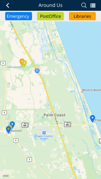 Emulate iPhone app U Gov Flagler using MyAndroid