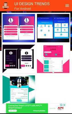 Emulate Android APK UI Design Trends
