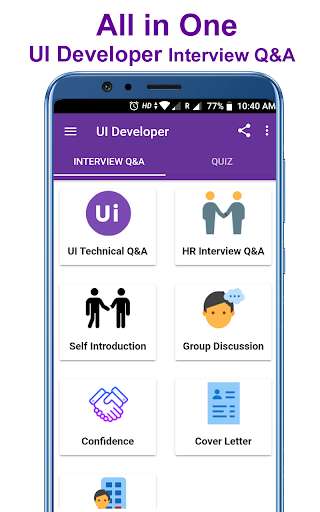 Run android online APK UI Developer Interview Q&A from MyAndroid or emulate UI Developer Interview Q&A using MyAndroid