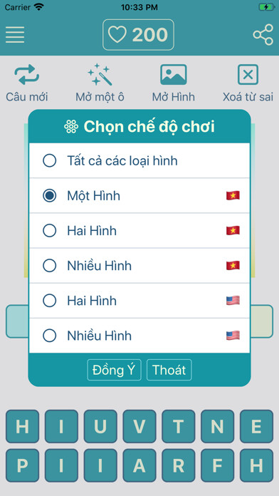 Emulate iPhone app Đuổi hình bắt chữ (mới) using MyAndroid