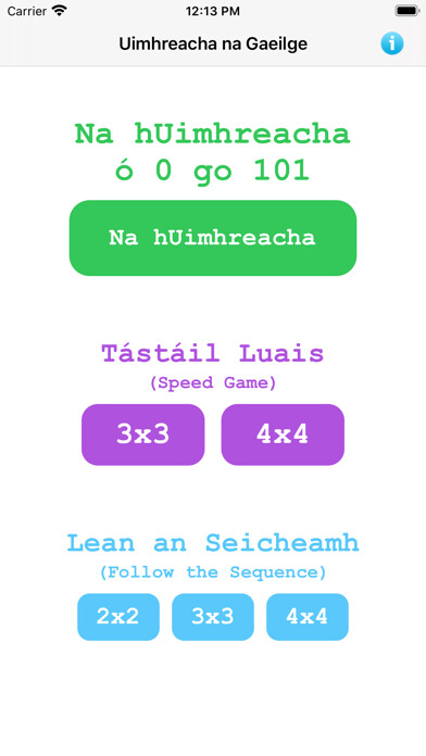 Emulate iPhone app Uimhreacha: Numbers in Irish using MyAndroid Emulate iPhone app Uimhreacha: Numbers in Irish using MyAndroid