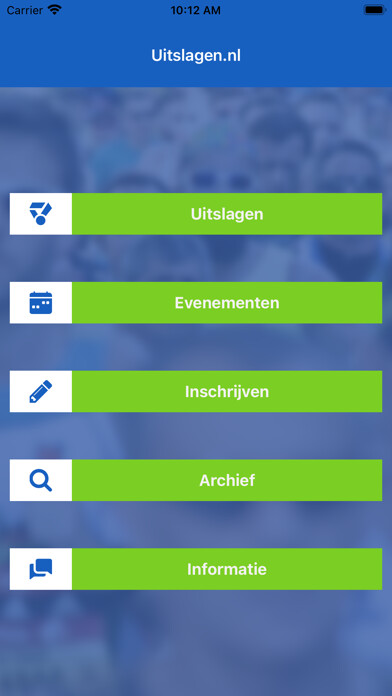 Emulate iPhone app Uitslagen.nl using MyAndroid