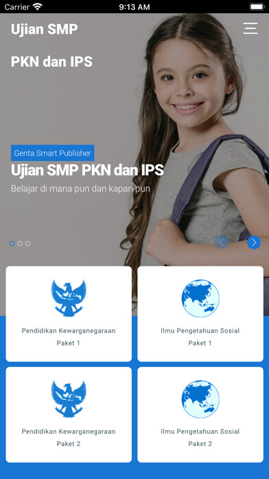 Emulate iPhone app Ujian SMP PKN dan IPS using MyAndroid Emulate iPhone app Ujian SMP PKN dan IPS using MyAndroid