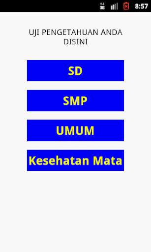 Emulate Android APK Uji Pengetahuan