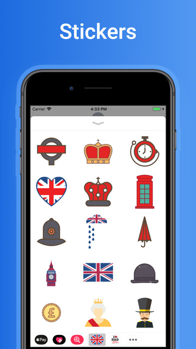 Emulate iPhone app UK emoji - England stickers using MyAndroid Emulate iPhone app UK emoji - England stickers using MyAndroid