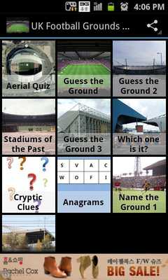 Emulate Android APK UK Football Grounds Quiz